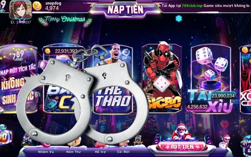 Có thể bị công an bắt khi chơi tại 789Club không?